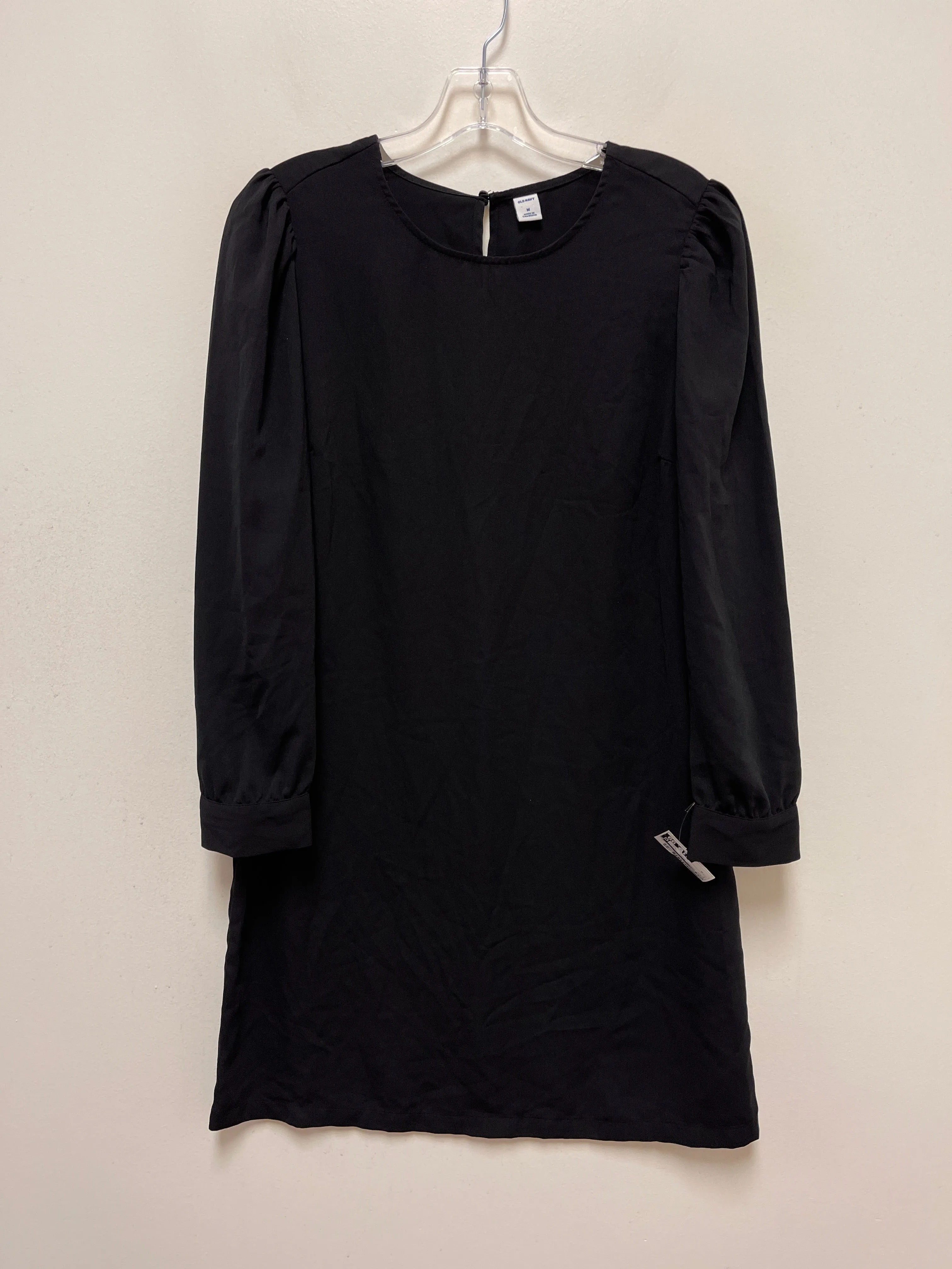 Black Dress Casual Midi Old Navy, Size M