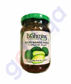 BRAHMINS SLICED MANGO PICKLE 300G BOTTLE