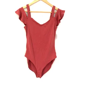 Charlotte Russe Cold Shoulder Bodysuit NWT- Size S