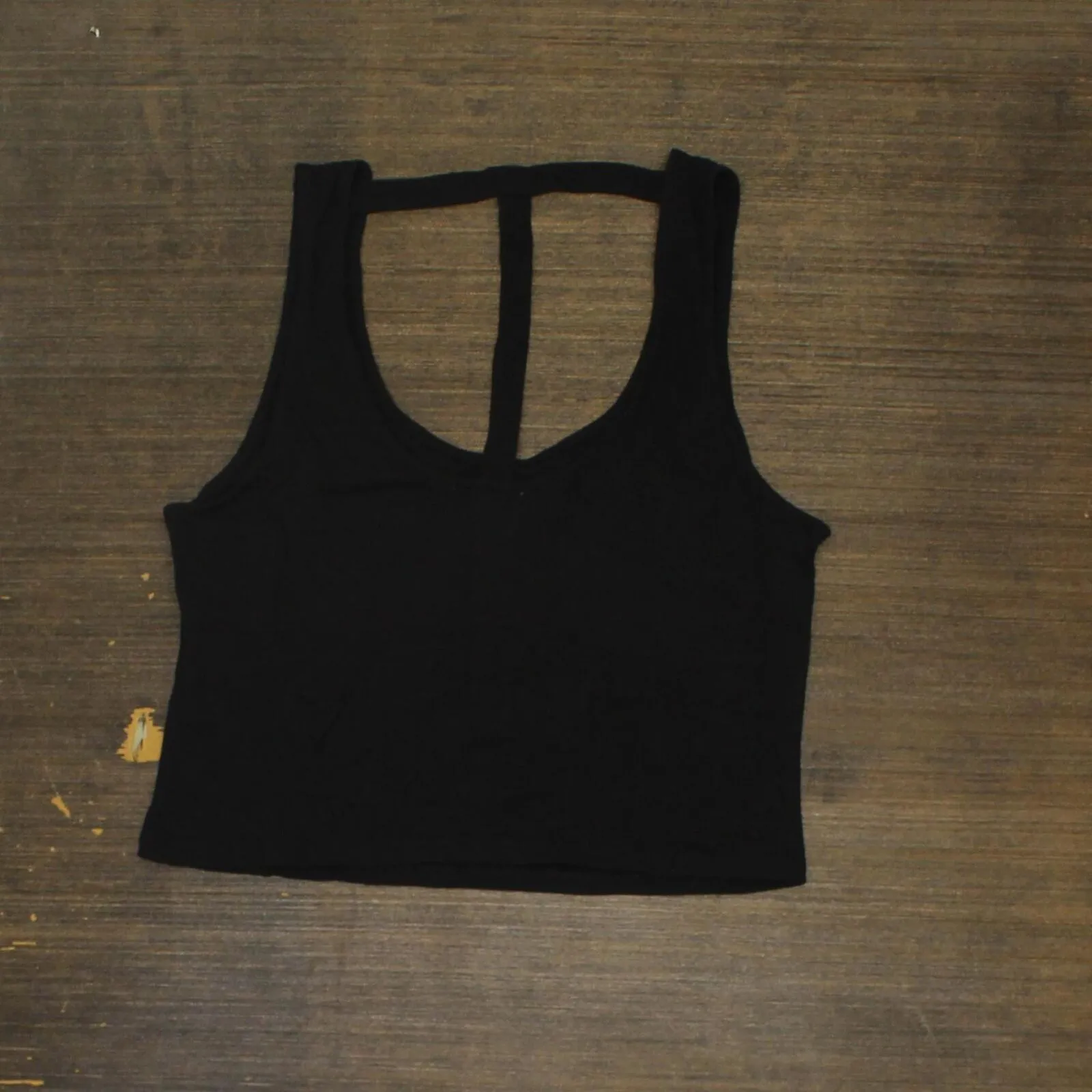Charlotte Russe Womens Knit Racerback Tank Top 1666f2229bc08c Black M