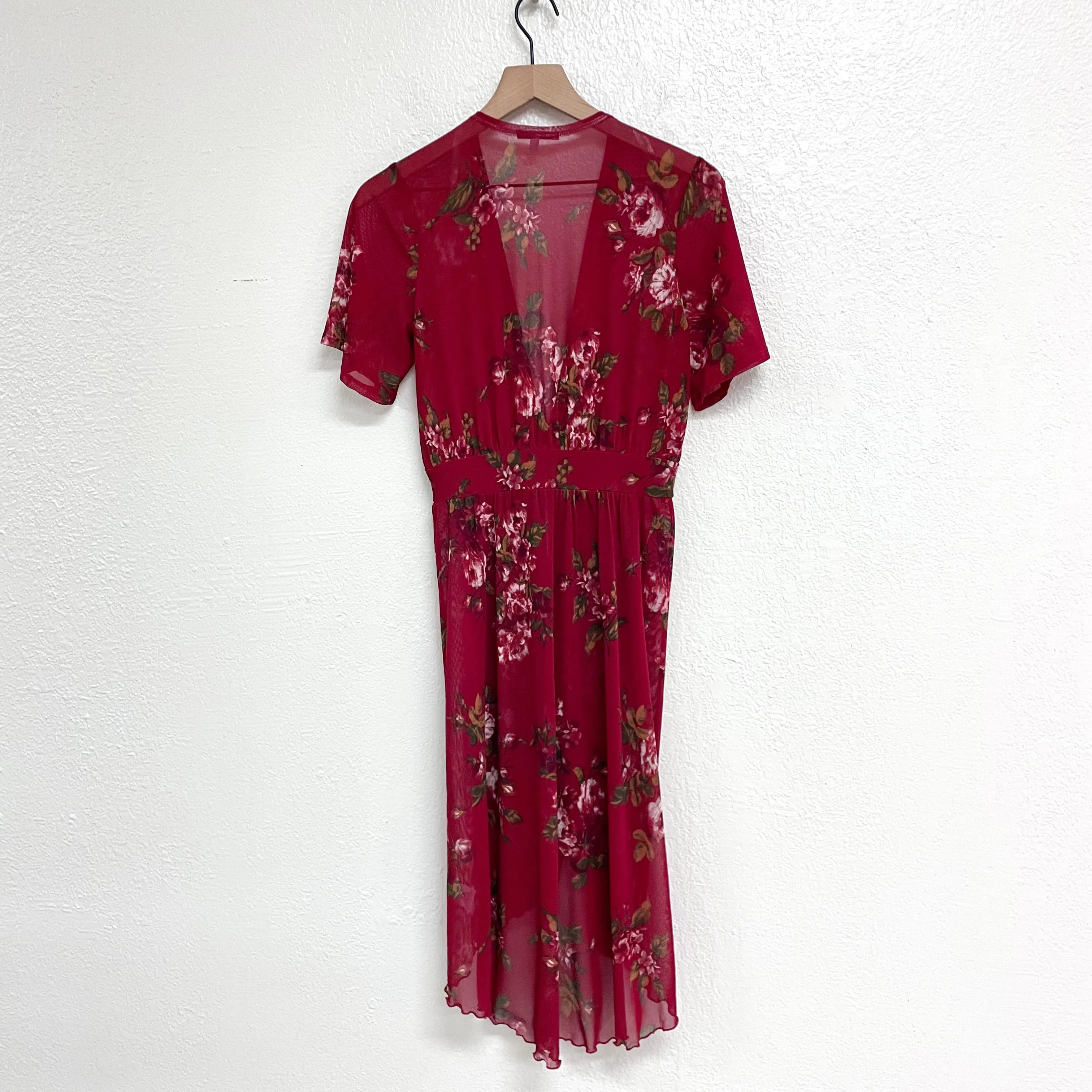 Floral Sheer Dress Topper