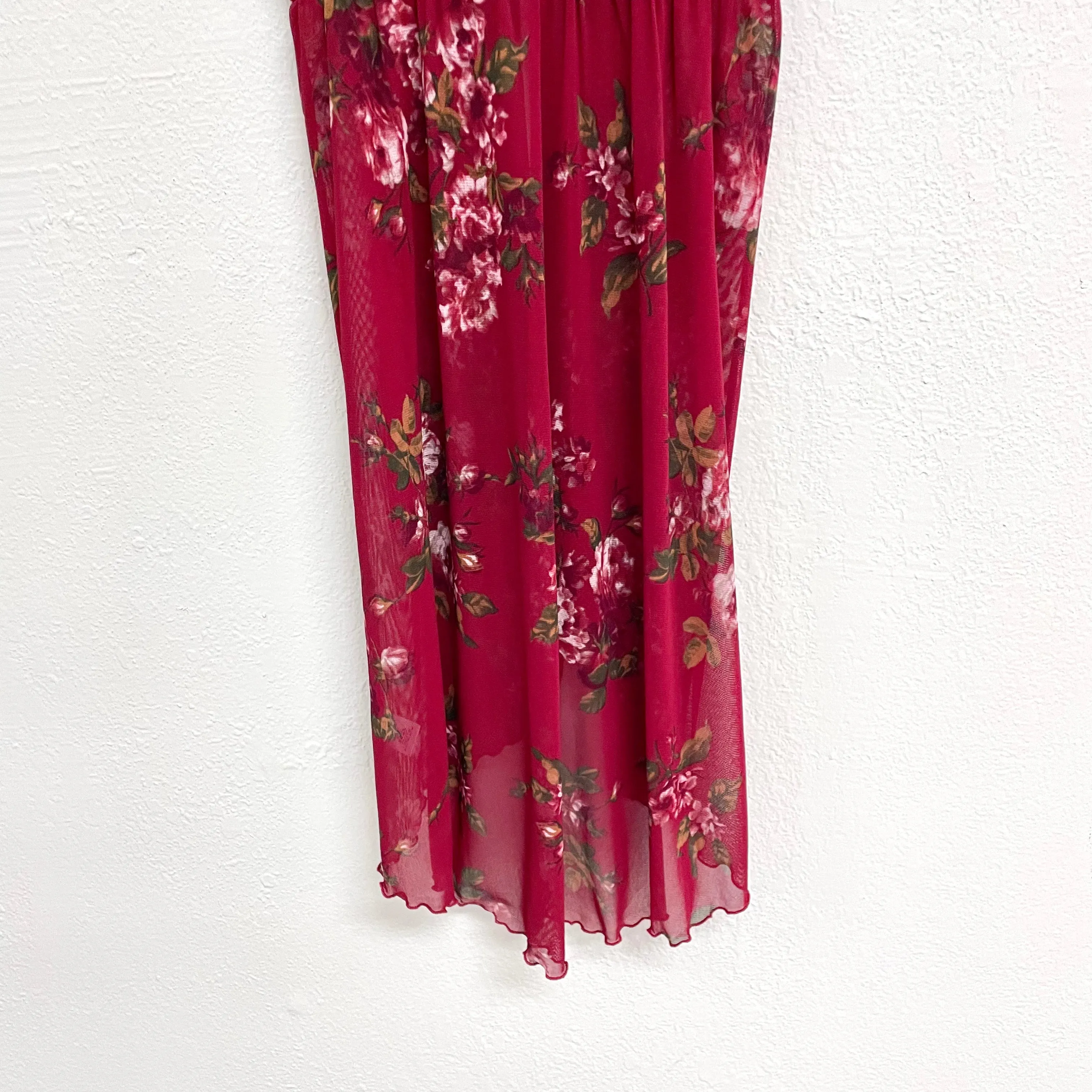 Floral Sheer Dress Topper