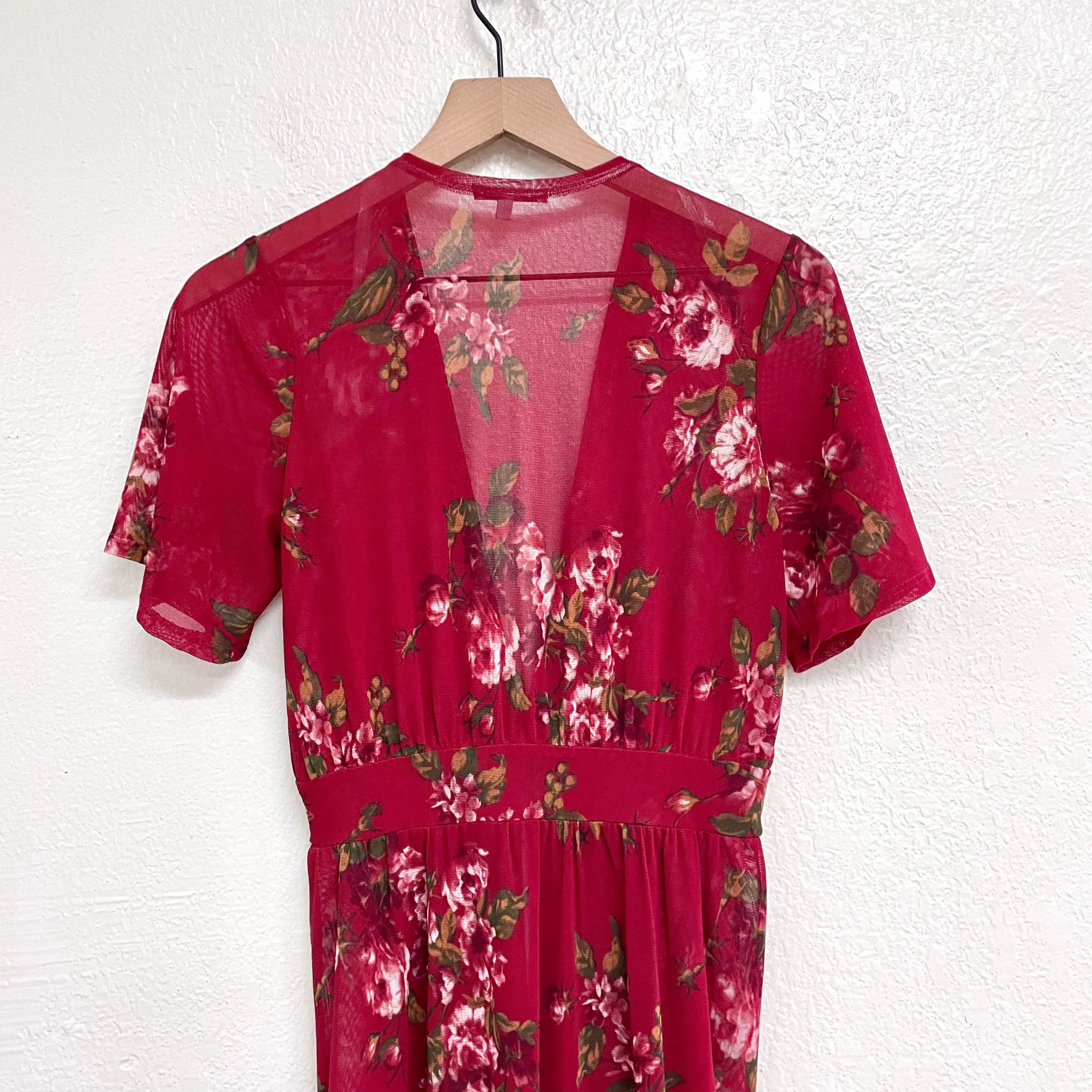Floral Sheer Dress Topper