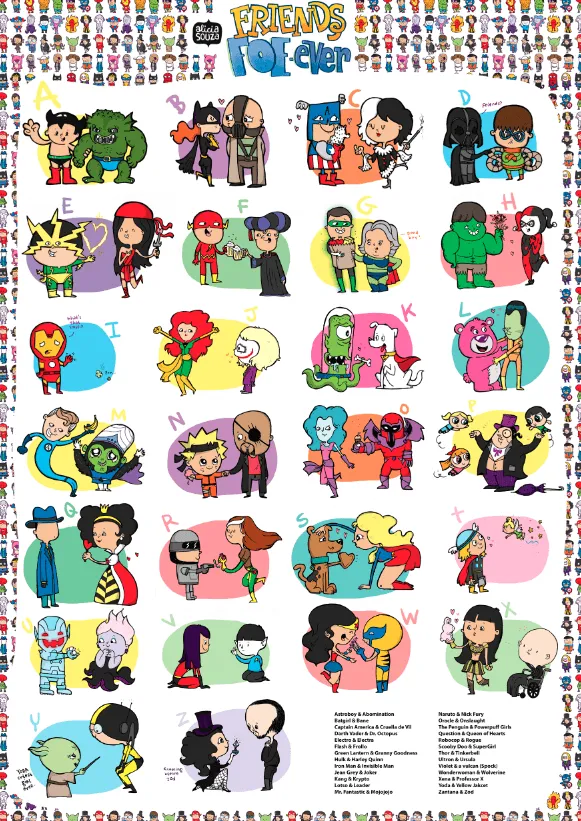Friends Foe-ever Wall Art