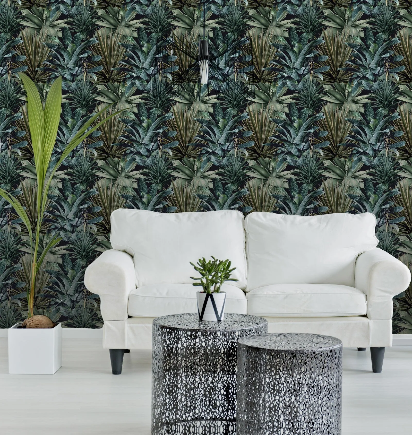 Lush Succulents Wallpaper