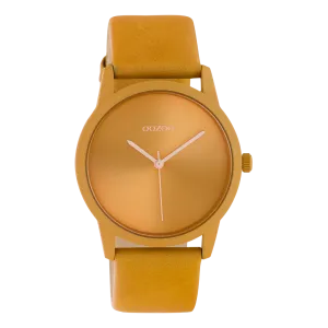 Mango OOZOO watch with mango leather strap - C10948