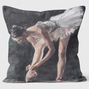 Tying Ribbons Ballet Inspired Cushion - Charlotte Leadbeater