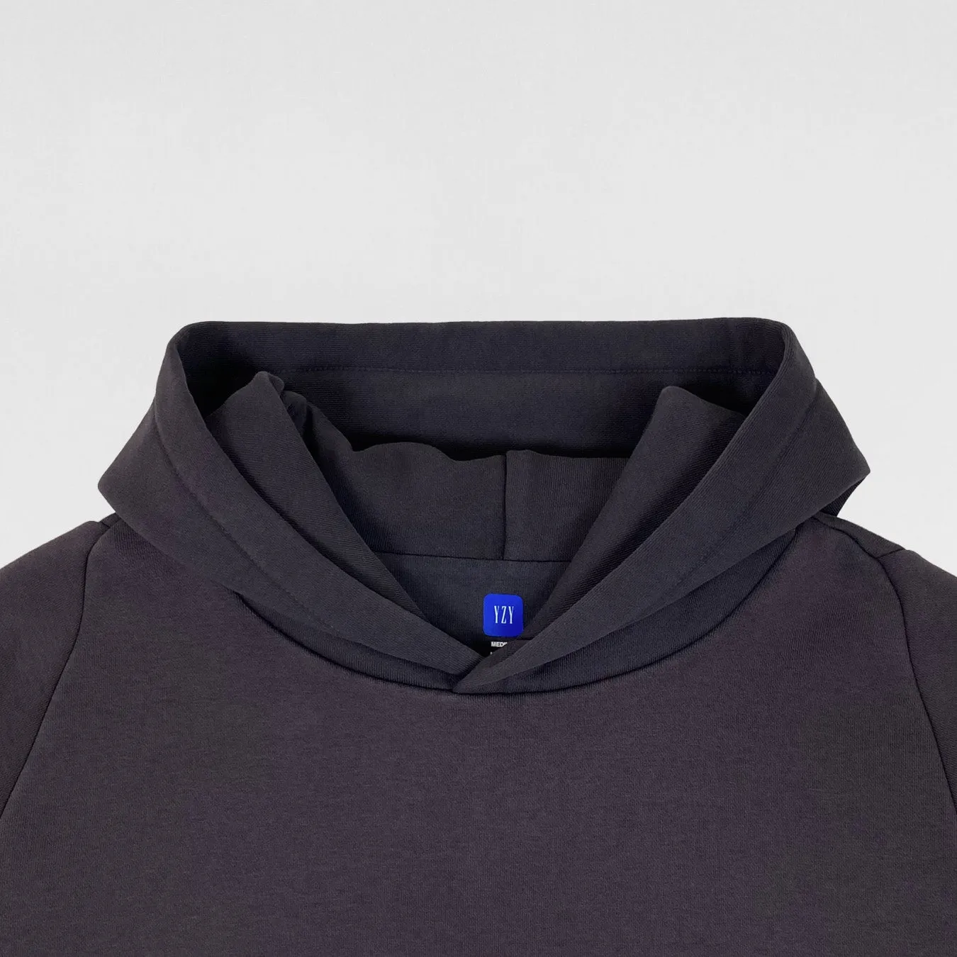 YGEBB 2022 Shrunken Logo Hoodie In Dark Grey